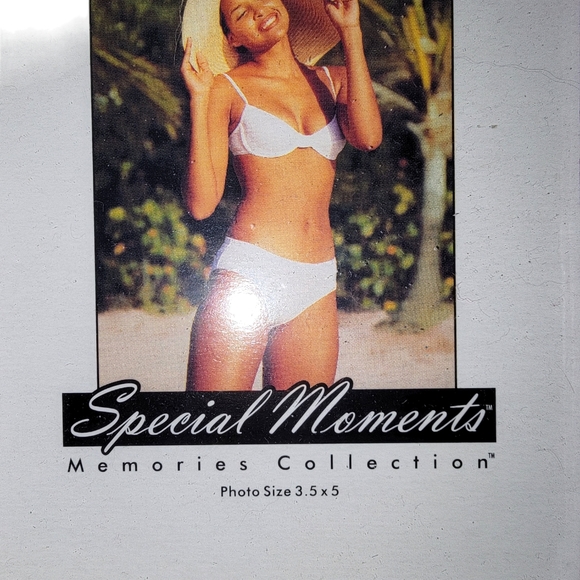 🕌 Blue Moroccan Arabesque Rustic Metal Pic Frame 3.5 in × 5 in - Picture 2 of 4